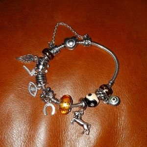 Pandora Bracelet with 13 charms.